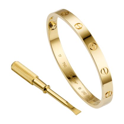 cartier love bracelet yellow gold replica|cartier love bracelet serial numbers.